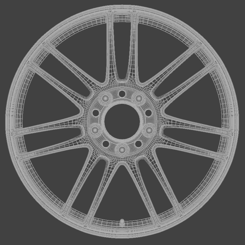【無料】ホイール3Dモデル wonk z7