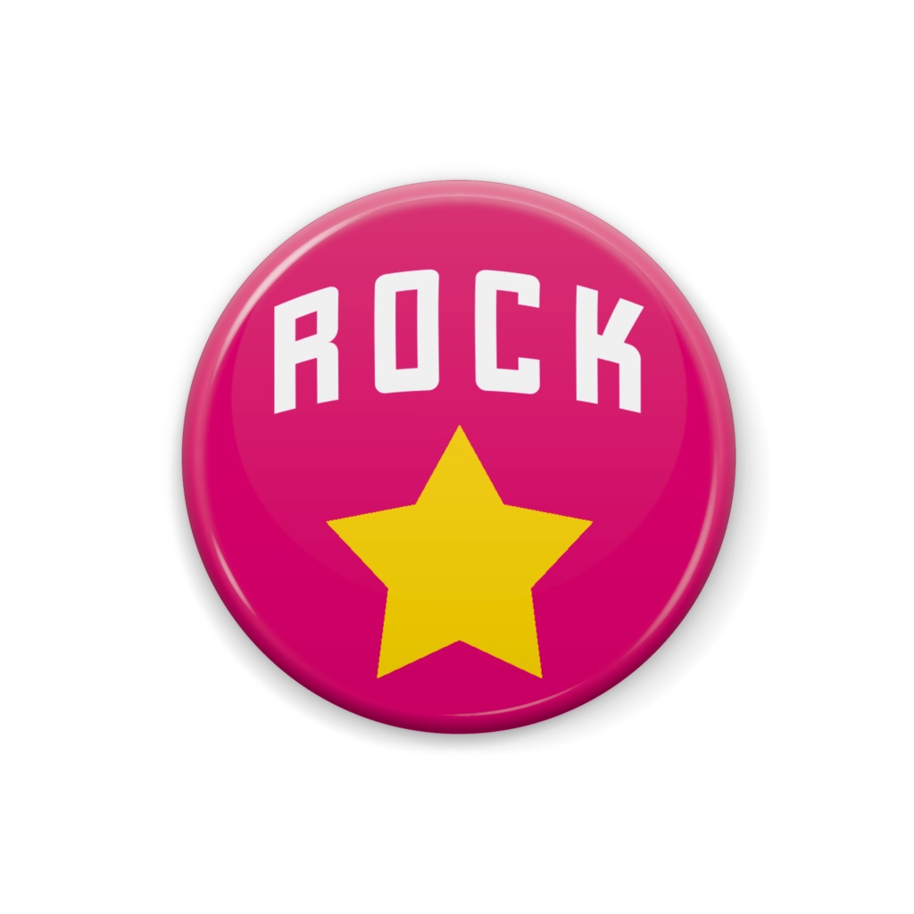 SUGAROCK 缶バッジ 「Type:ROCK★」