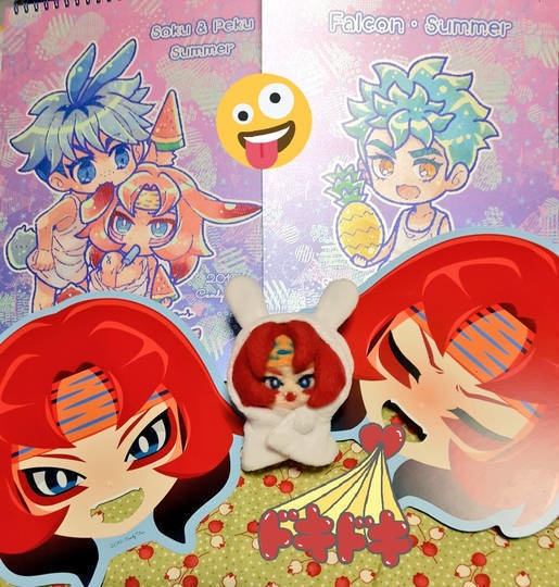 ペクちゃん型抜きうちわ