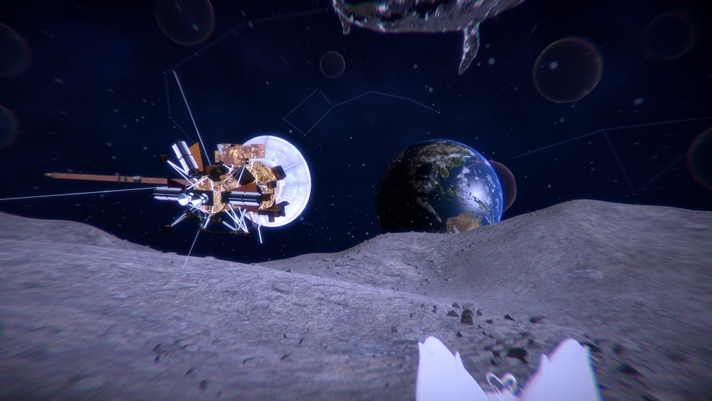 Cassini-Huygens Probe Follower