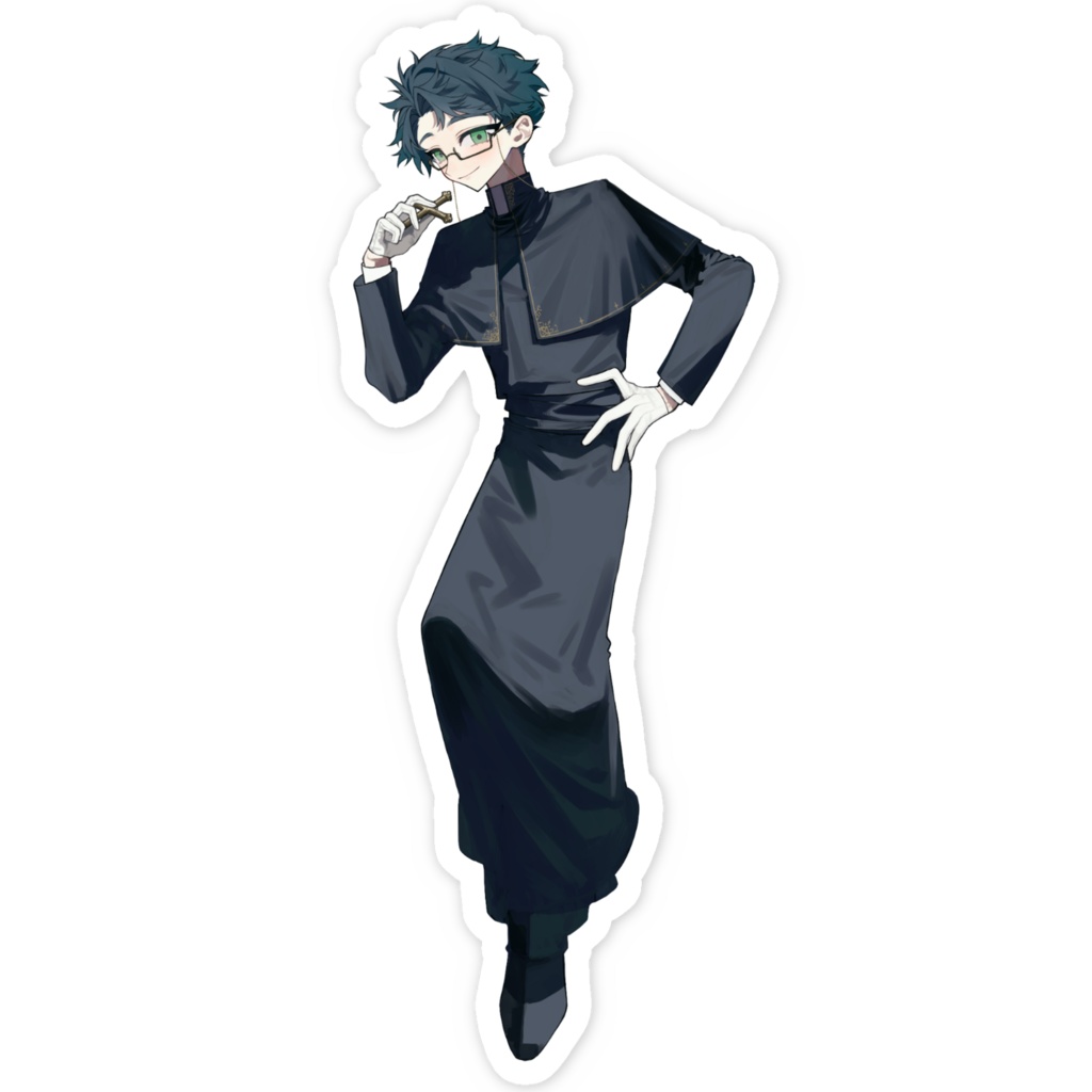 【常設グッズ】保神父のスマホステッカー