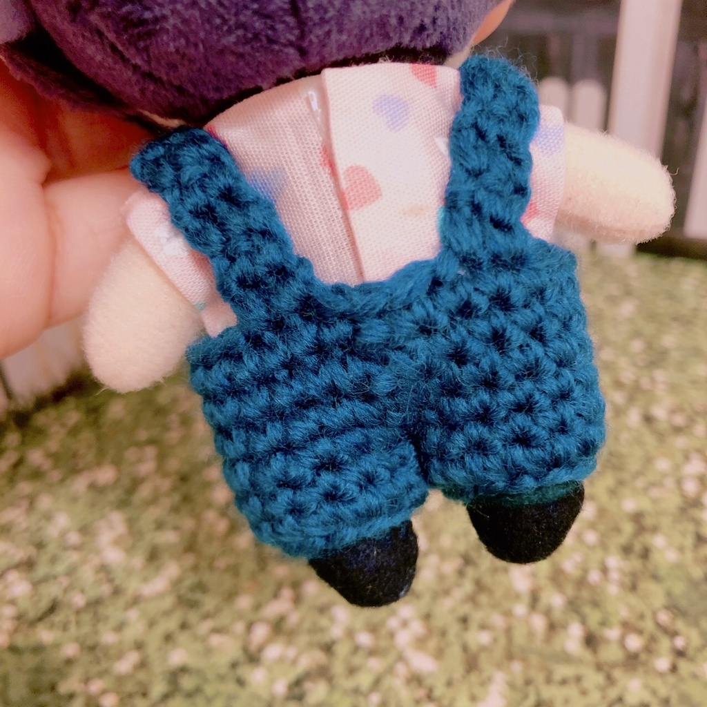 ぬい用ニットサロペット