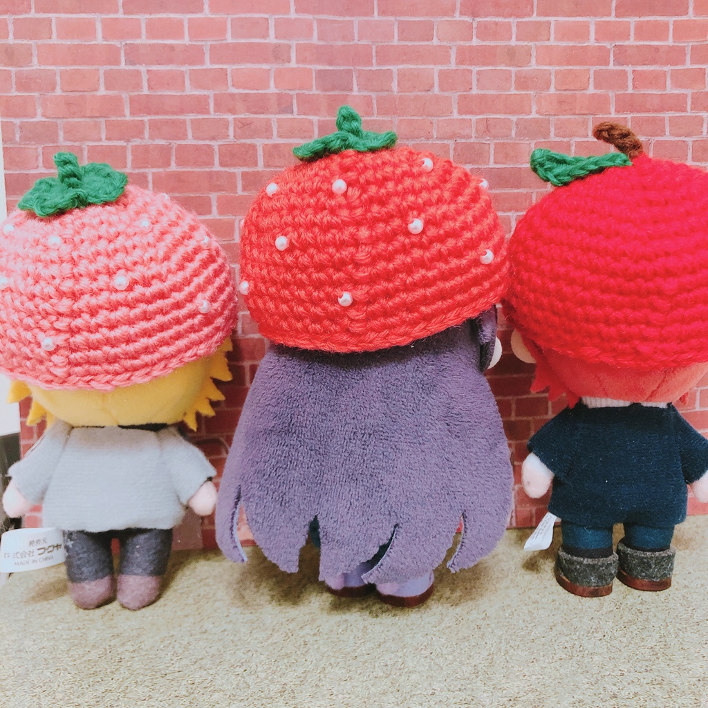 ぬい用フルーツニット帽