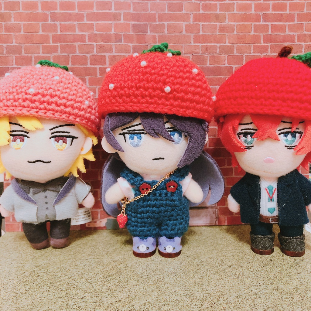 ぬい用フルーツニット帽