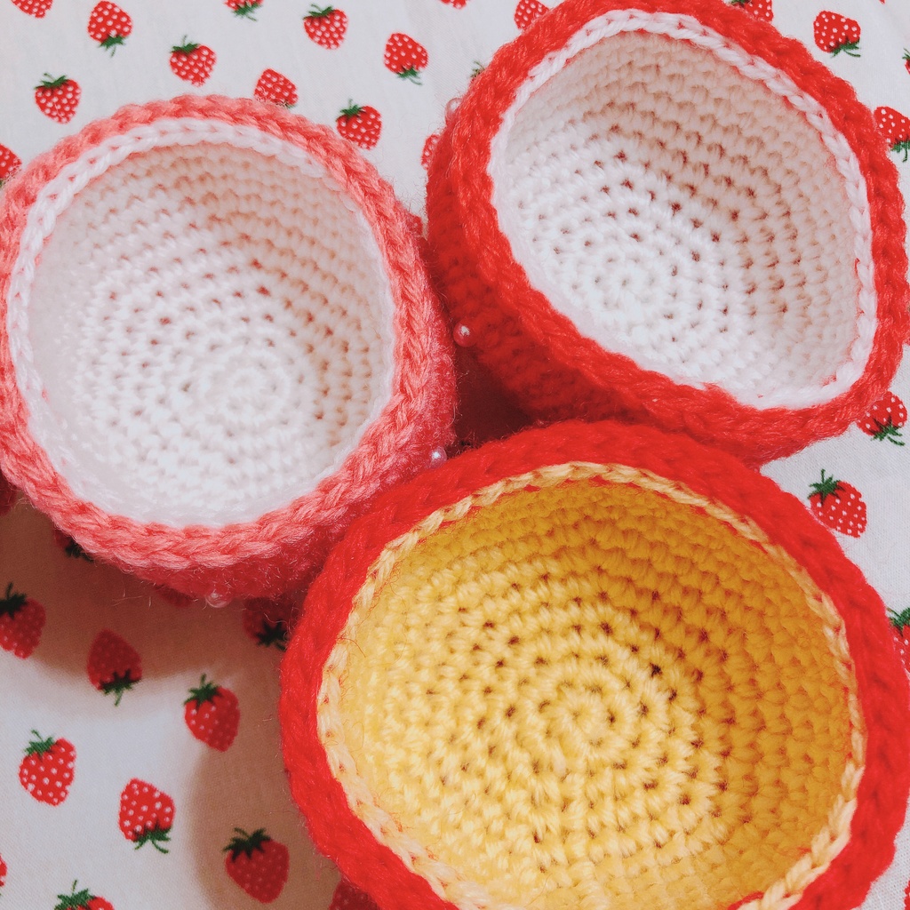 ぬい用フルーツニット帽