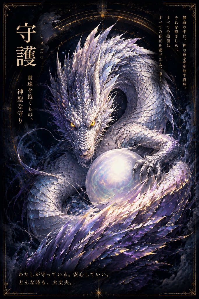 【龍神×瀬織津姫】神獣オラクルカード 6枚セット|データ版