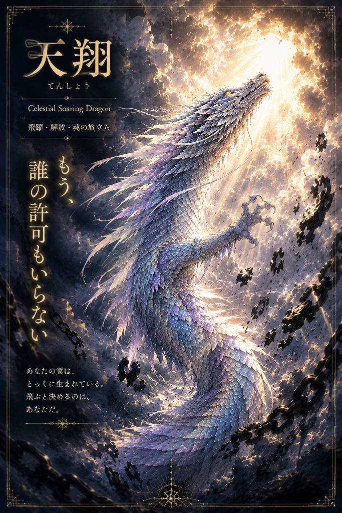 【龍神×瀬織津姫】神獣オラクルカード 6枚セット|データ版