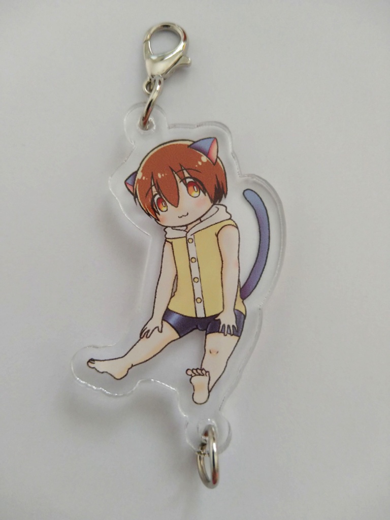 ねこのアキくんアクリルチャーム