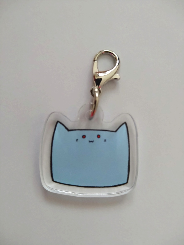 ねこのアクリルチャーム