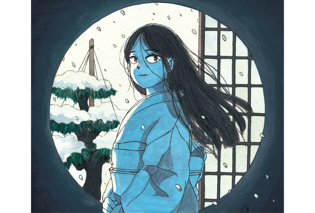 「雪女」ポストカード
