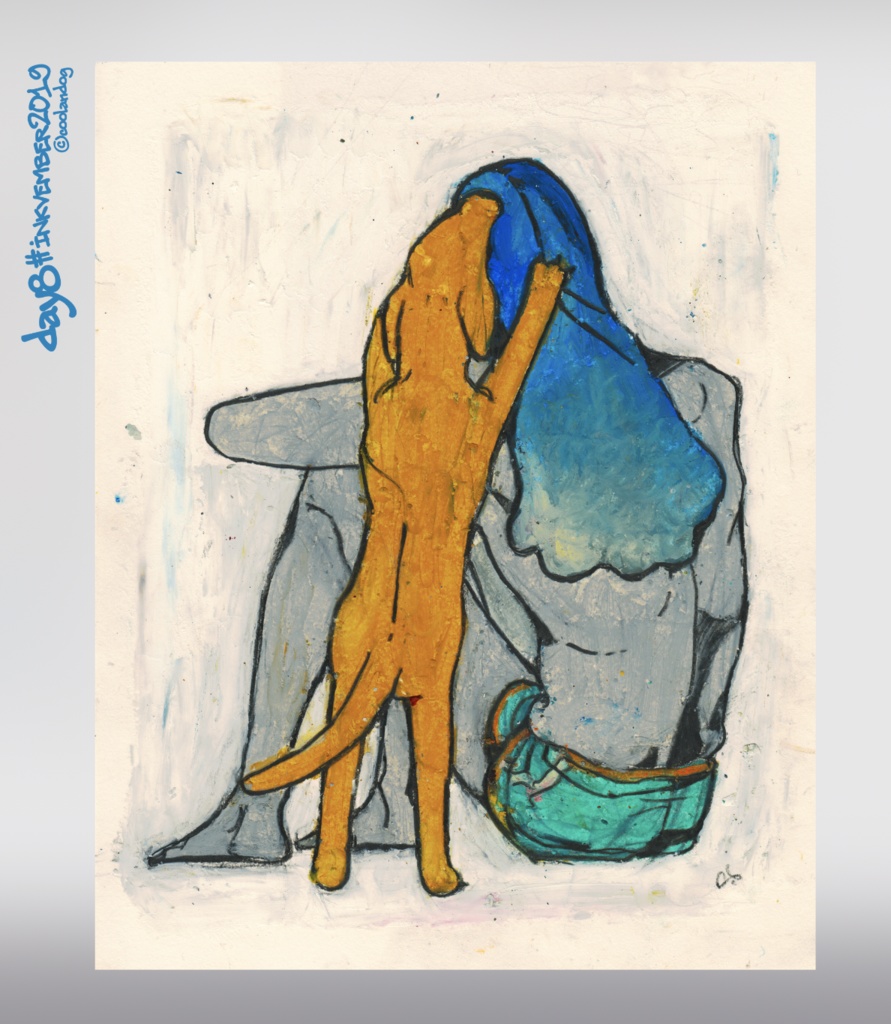 day8 若い黄と青