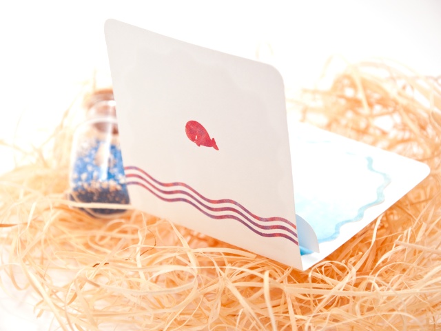 シーラカンス ミニポップアップカード