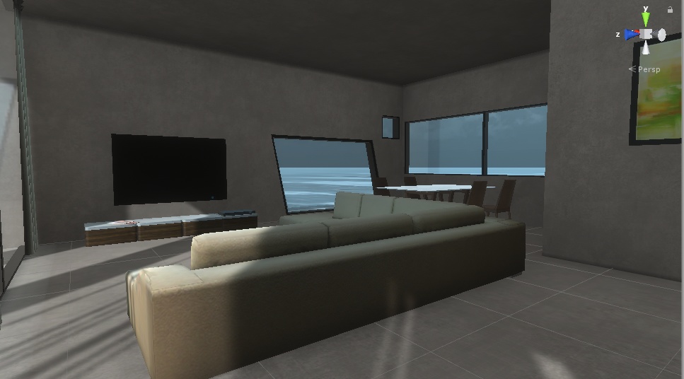 Empty Concrete House (VRC Unity world)