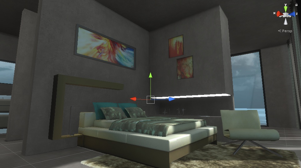 Empty Concrete House (VRC Unity world)