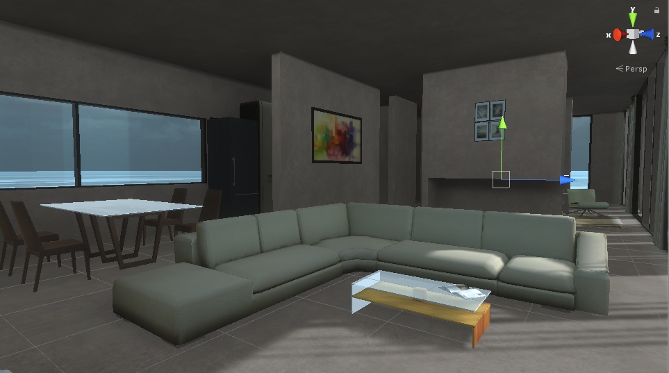 Empty Concrete House (VRC Unity world)