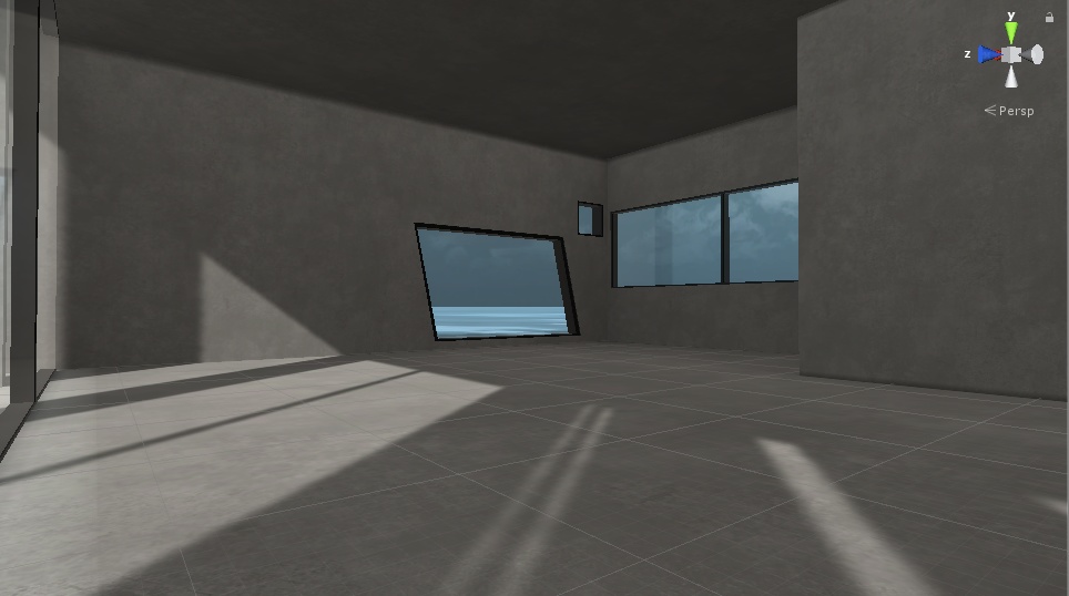 Empty Concrete House (VRC Unity world)