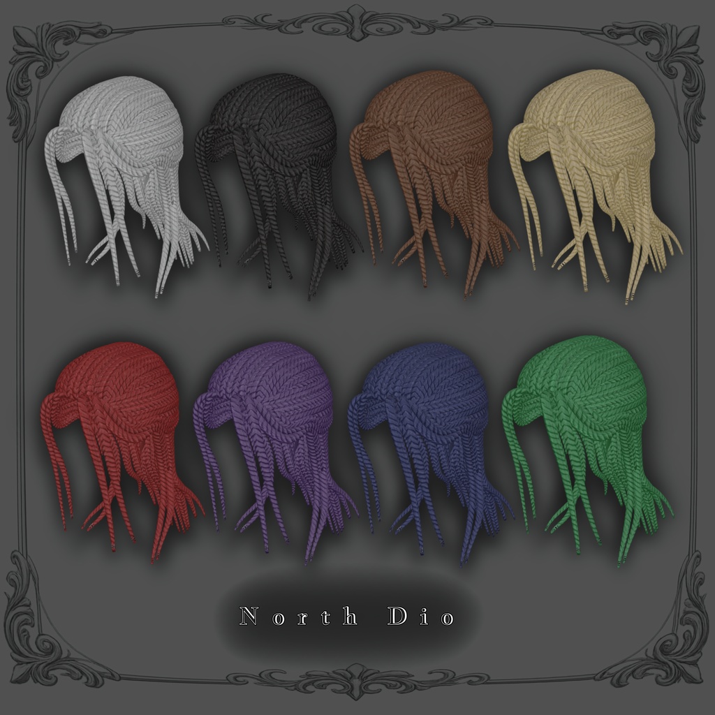 【NDcornrows】VRC cornrows Hair