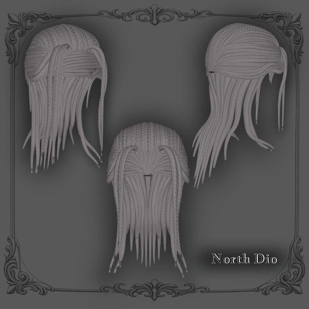 【NDcornrows】VRC cornrows Hair