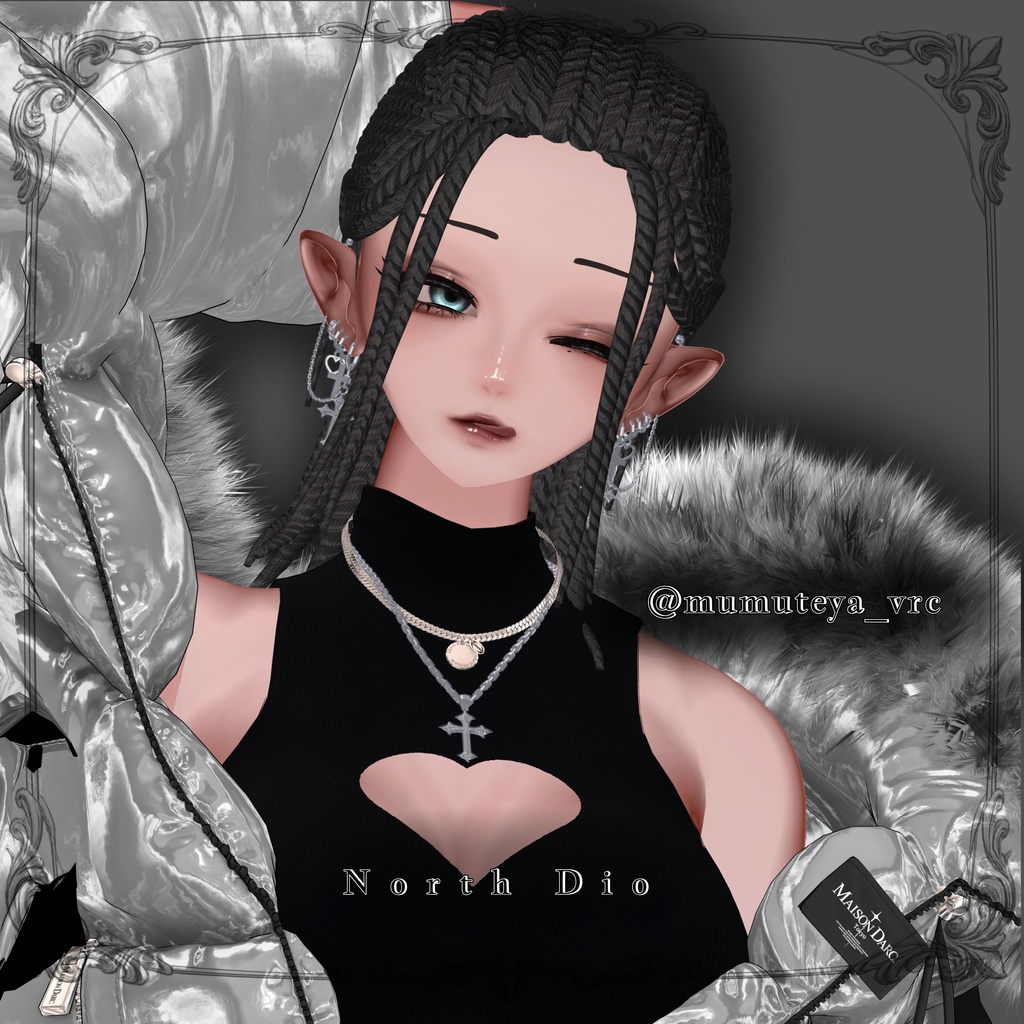 【NDcornrows】VRC cornrows Hair