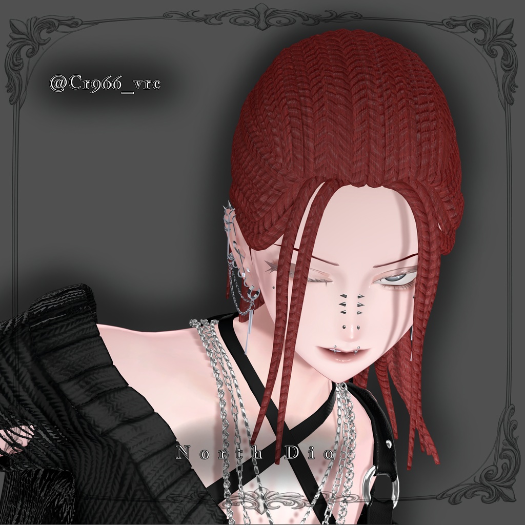 【NDcornrows】VRC cornrows Hair