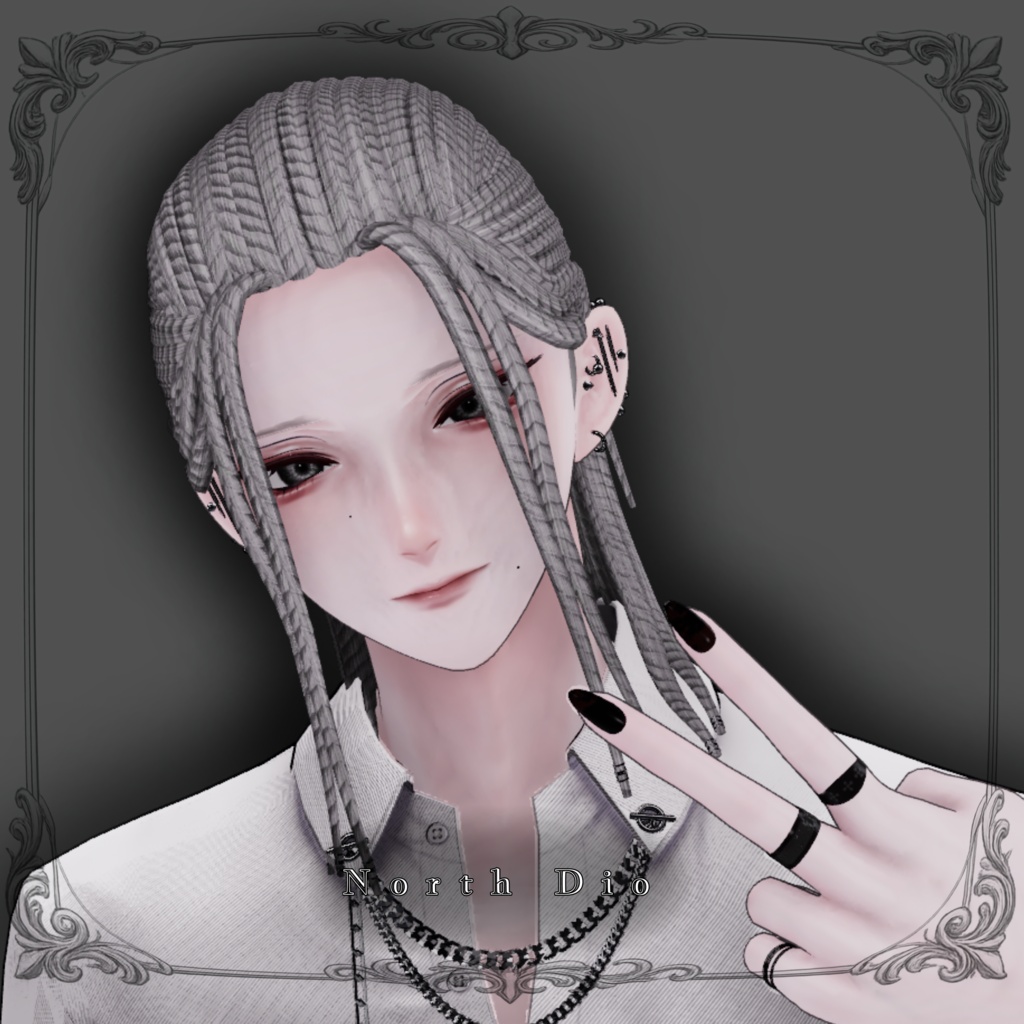 【NDcornrows】VRC cornrows Hair