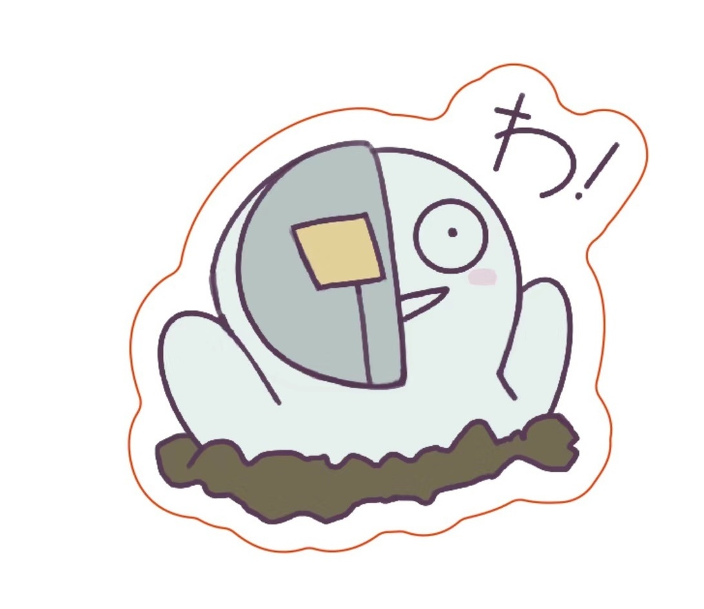 もぐbさまステッカー