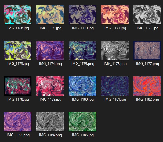 【どんどん追加される】抽象的なモヤモヤ素材