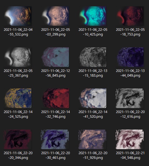 【どんどん追加される】抽象的なモヤモヤ素材