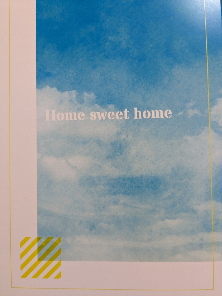 Home sweet home