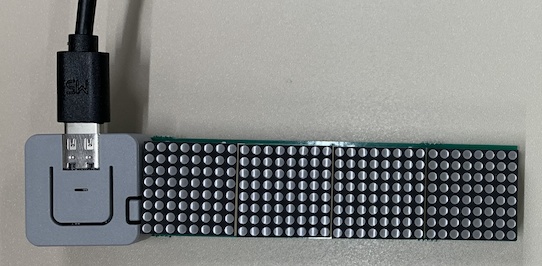 M5Atom用ミニLEDバッジ【赤】(レッド)