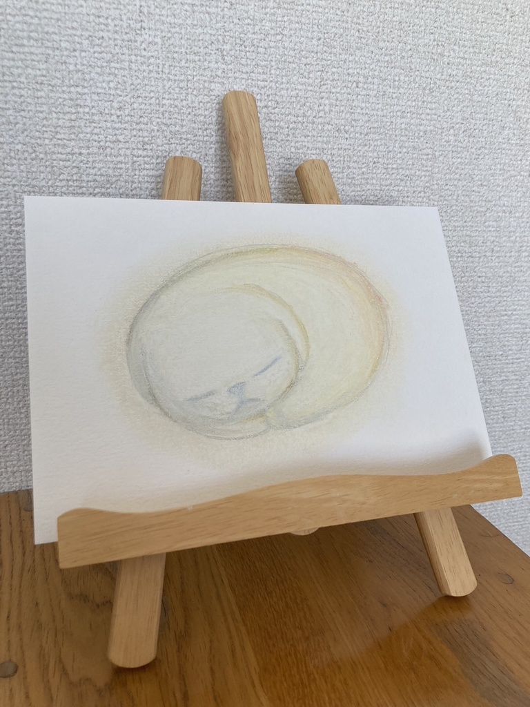 パステル画「つぶさに」