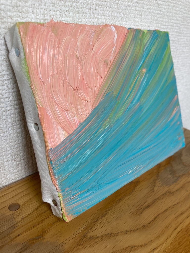 油絵「春2023.3.7」