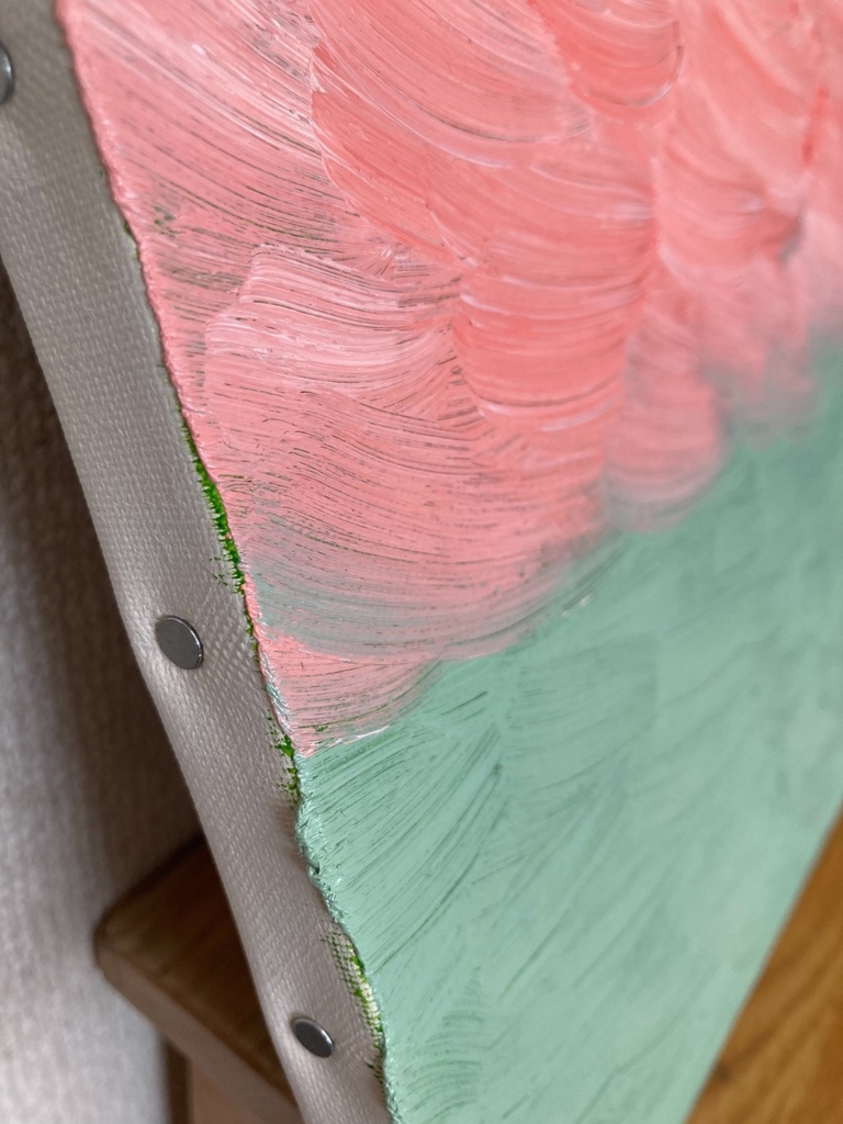 油絵「春2023.3.10」