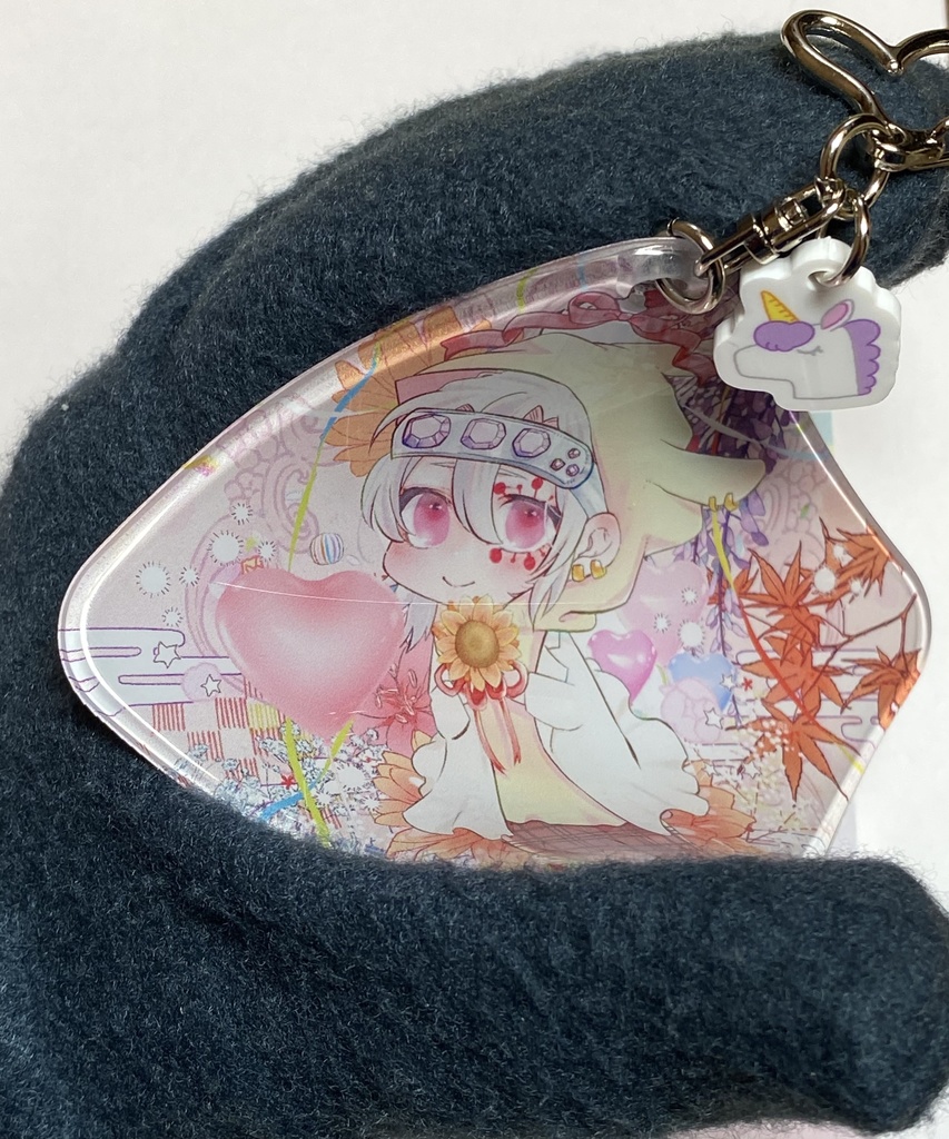 宇髄やわらかクリアチャーム