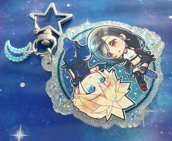 【頒布終了】ラメアクリルキーホルダー◆クラティ