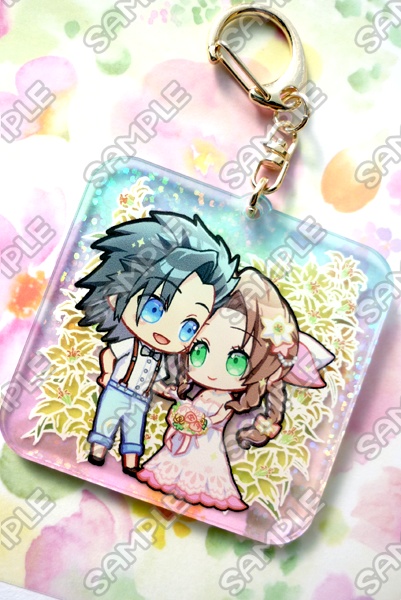ホログラムアクリルキーホルダー◆ブリゲイドザクエア