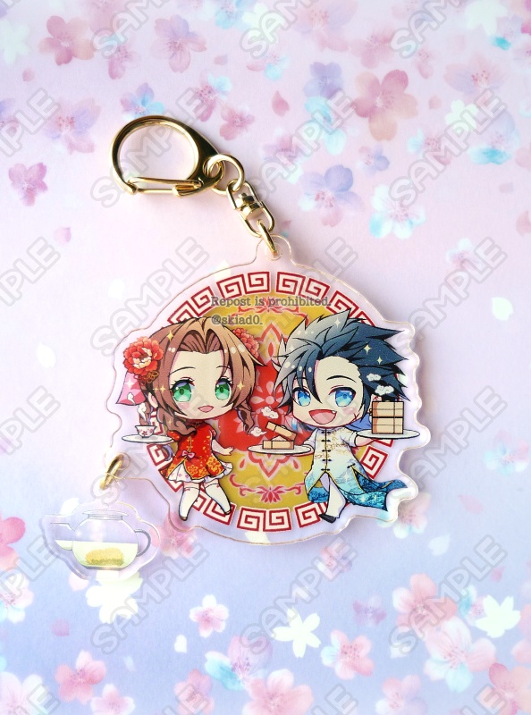 【頒布終了】アクリルキーホルダー◆創作チャイナザクエア