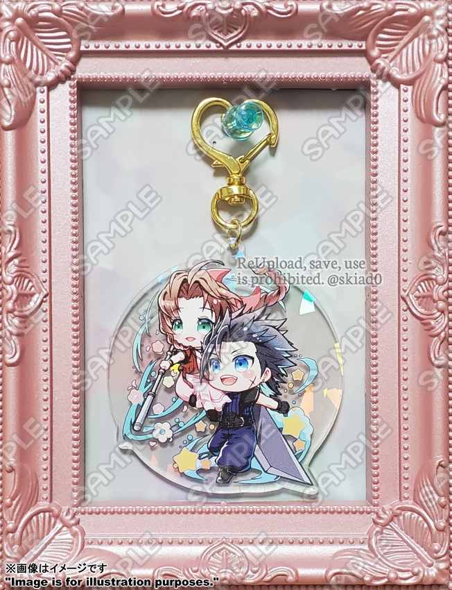 ザクエア/ホログラムアクリルキーホルダー