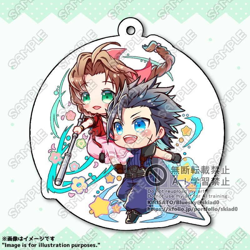 ザクエア/ホログラムアクリルキーホルダー