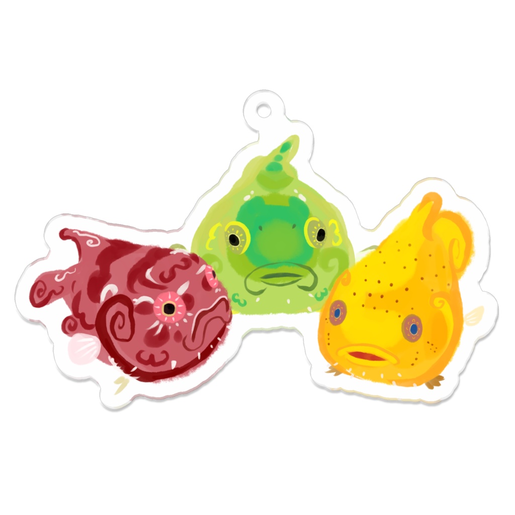 ダンゴウオアクリルキーホルダー