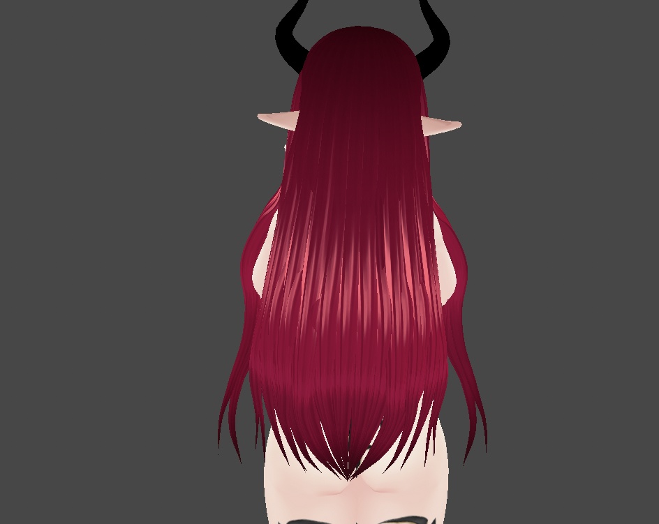 【VRoid】Free Long hair preset