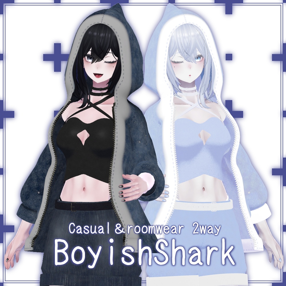 BoyishShark【3アバター対応】