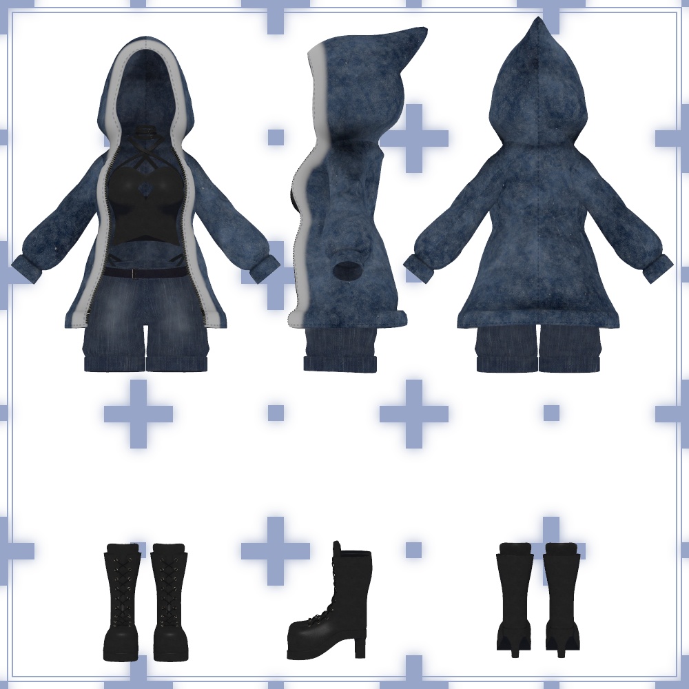 【13アバター対応】BoyishShark【MA設定済み】