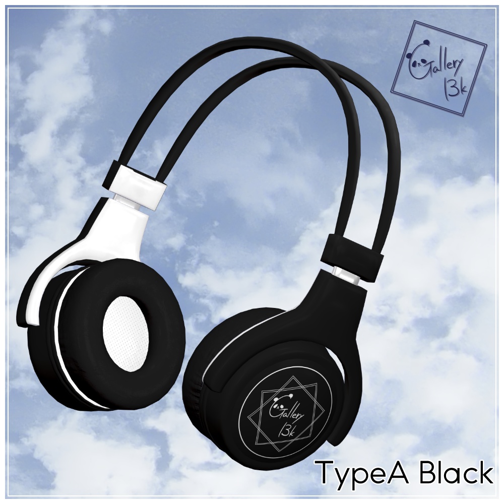 2Type Headphone 【VRC想定・MA設定済み】