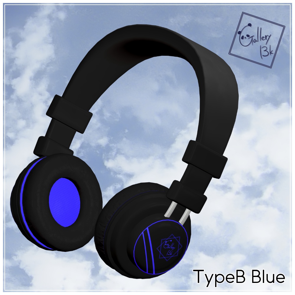 2Type Headphone 【VRC想定・MA設定済み】
