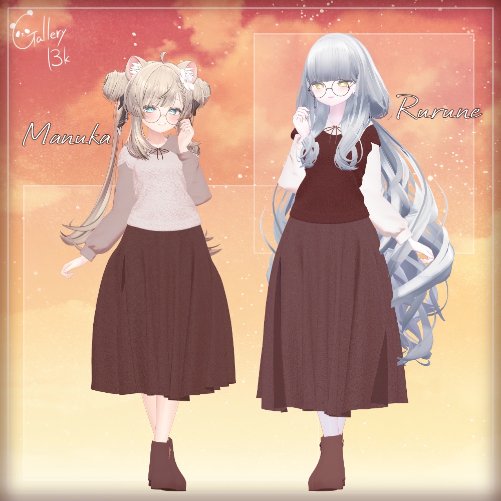 【アクセ・靴単品あり】Scent of Autumn【10アバター対応・MA設定済み】