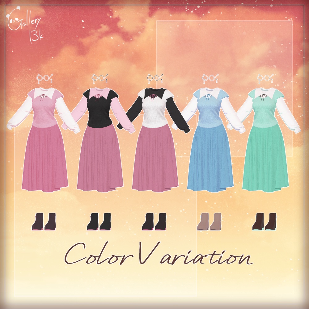 【アクセ・靴単品あり】Scent of Autumn【10アバター対応・MA設定済み】