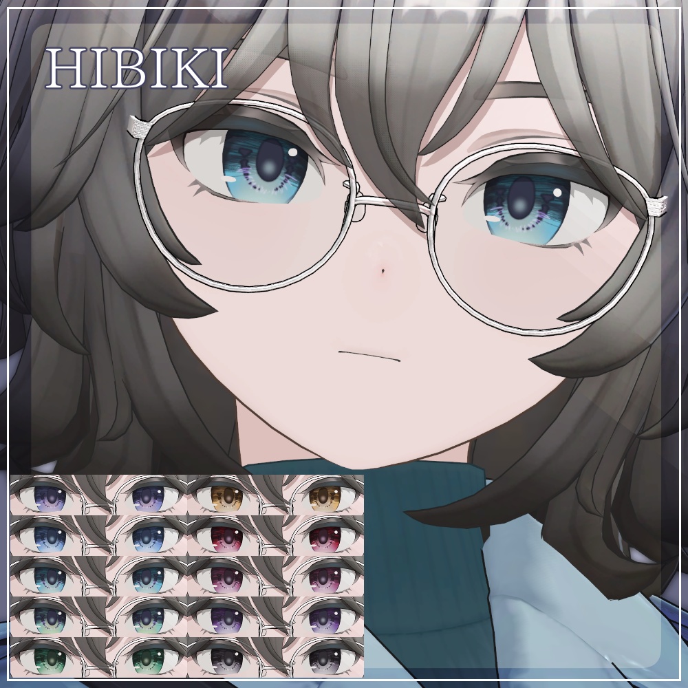 【19アバター対応】DawningEye【10色+オッドアイ10パターン】