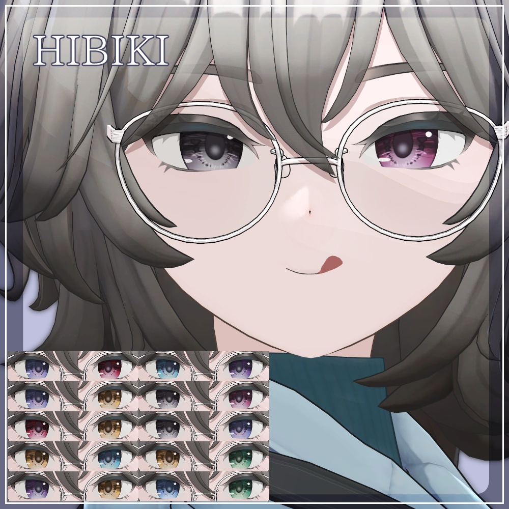 【19アバター対応】DawningEye【10色+オッドアイ10パターン】