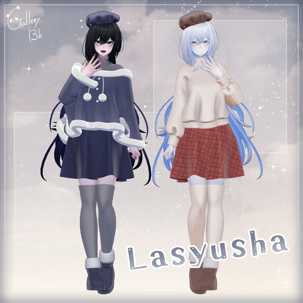 ふゆふわデートコーデ【8アバター/8素体対応・MA設定済み】